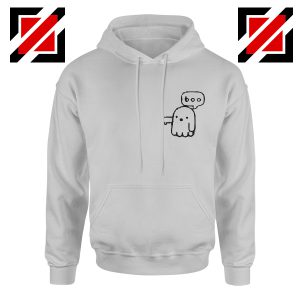 Boo Halloween Hoodie Ghost Movie Best Hoodie Size S-2XL Sport Grey