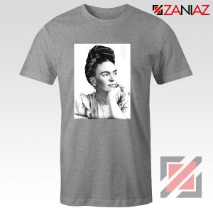 Cheap Frida Kahlo Feminist Art Shirt Women’s Clothing Unisex Grey