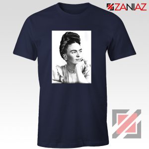 Cheap Frida Kahlo Feminist Art Shirt Women’s Clothing Unisex Navy