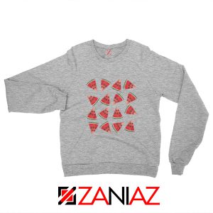 Cheap Watermelon Sweatshirt Trendy Fruit Sweatshirt Christmas Gift Sport Grey