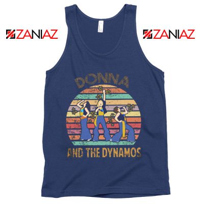 Donna And The Dynamos Tank Top Music Fan Tank Top Gift Music Navy Blue