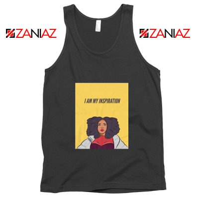I Am My Inspiration Best Tank Top Lizzo American Songwriter Black