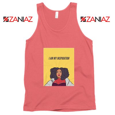 I Am My Inspiration Best Tank Top Lizzo American Songwriter Coral