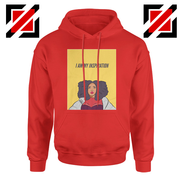 I Am My Inspiration Hoodie Lizzo American Rapper Best Hoodie Red