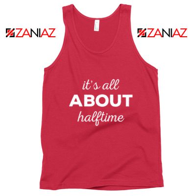It's All About Halftime Tank Top Marching Band Mother Red