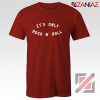 It's Only Rock And Roll Shirt Rolling Stones TShirt English Rock Band Red