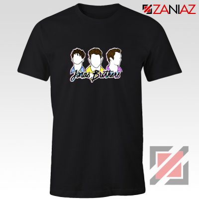 Jonas Brothers T-Shirt Music Band Birthday Gifts Tees Black