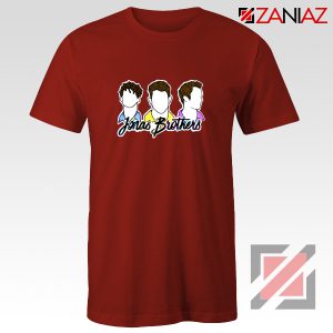 Jonas Brothers T-Shirt Music Band Birthday Gifts Tees Red