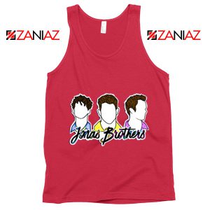 Jonas Brothers Tank Top Music Band Birthday Gifts Tank Top Coral