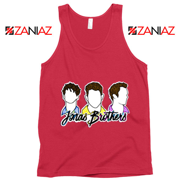 Jonas Brothers Tank Top Music Band Birthday Gifts Tank Top Coral