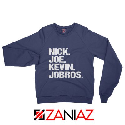 Jonas Lovers Sweatshirt Nick Joe Kevin Jobros Gifts Sweater Navy Blue