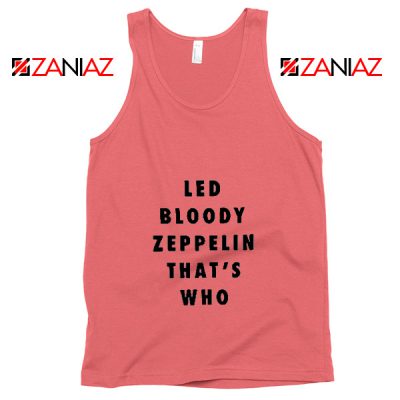 Led Zeppelin Red Tank Top