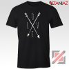 Love Cross Arrows T Shirt Gift Valentines Day Shirts With Love Black