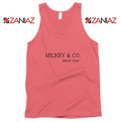 Mickey And Co Since 1928 Tank Top Walt Disney Tank Top Size S-3XL Coral