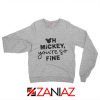 Oh Mickey You So Fine Sweatshirt Disney Family Sweatshirt Grey
