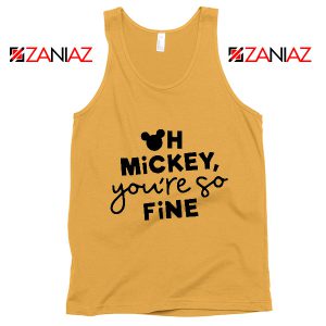 Oh Mickey You So Fine Tank Top Disney Vacation Tank Top Sunshine