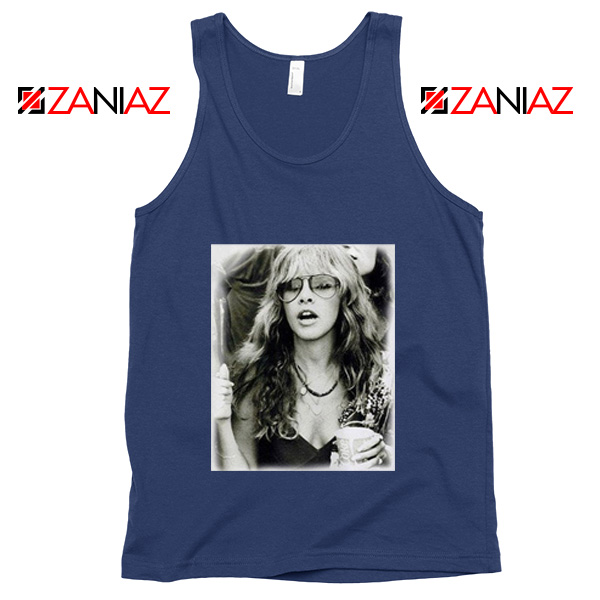 Stevie Nicks Navy Tank Top