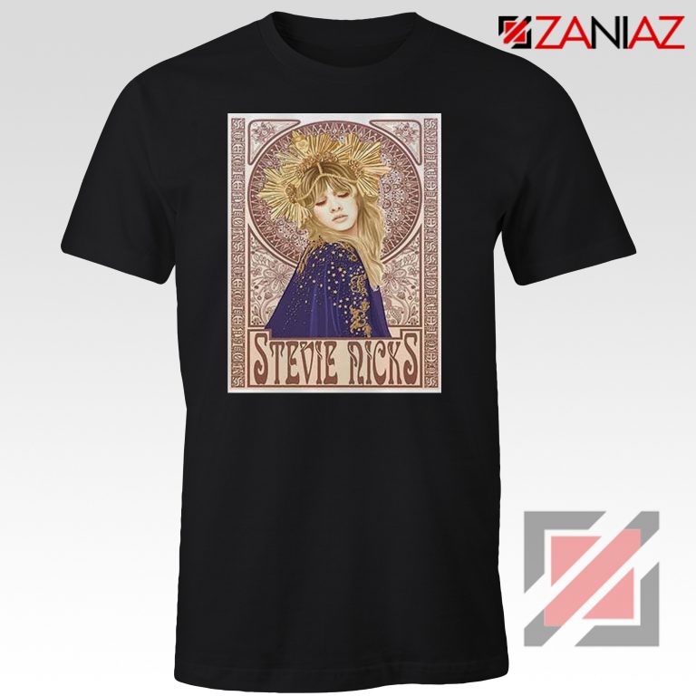 Stevie Nicks Woman Shirt Best Musician Shirt Size S-3XL Black