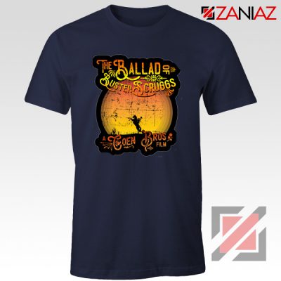 The Ballad of Buster Scruggs Shirt American Western Comedy Drama Navy