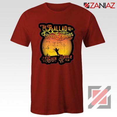 The Ballad of Buster Scruggs Shirt American Western Comedy Drama Red