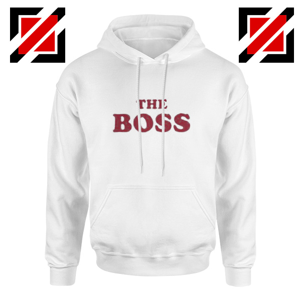 The Boss Hoodie Fathers and Son Best Clothing Size S-2XL White