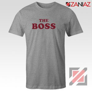 The Boss Shirt Cheap Christmas Funny Matching Shirts Size S-3XL Sport Grey