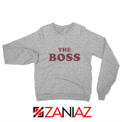 The Boss Sweatshirt American Comedy Film Sweatshirt Size S-2XL Sport Grey