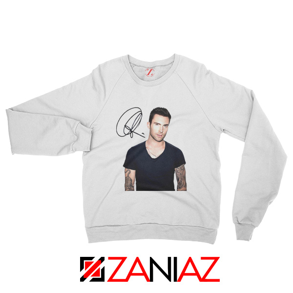 Adam Levine Signature Sweatshirt Maroon 5 Sweatshirt Ideas Size S-2XL White