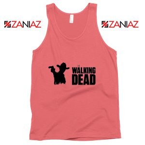American Horror TV Series Tank Top The Walking Dead Tank Top Coral
