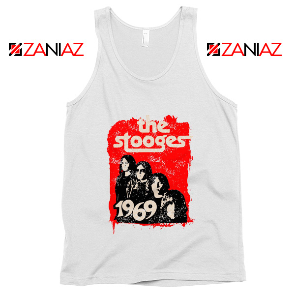American Rock Band The Stooges Best Cheap Tank Top Size S-3XL White