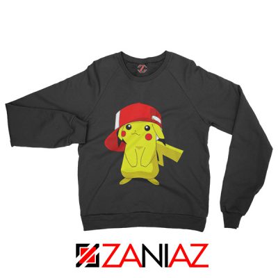Ash's Pokemon Sweatshirt Pikachu Movies Best Sweatshirt Size S-2XL Black