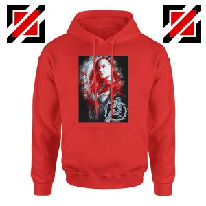 Avengers Endgame Hoodie Captain Marvel Best Hoodie Size S-2XL Red
