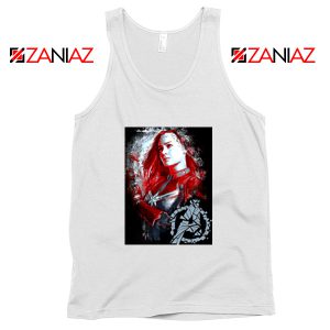 Avengers Endgame Tank Top Captain Marvel Tank Top Size S-3XL White