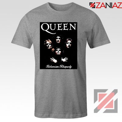 Bohemian Rhapsody T Shirt Queen Band Cheap T Shirt Size S-3XL Sport Grey