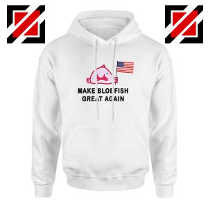 Buy Blobfish Hoodie Funny Animal Best Hoodie Size S-2XL White