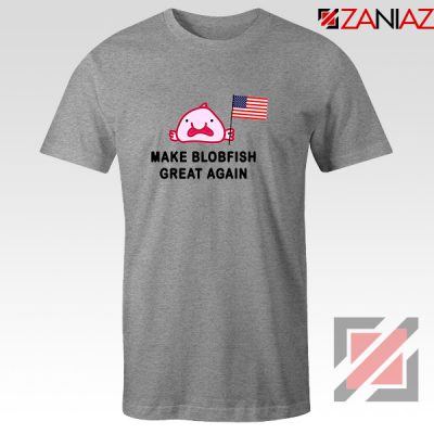 Buy Blobfish T-Shirt Funny Animal Tee Shirts Size S-3XL Sport Grey