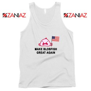 Buy Blobfish Tank Top Funny Animal Tank Top Size S-3XL White