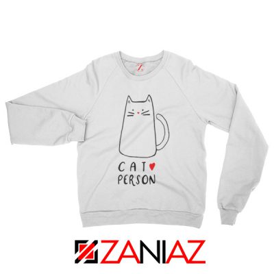 Buy Cat Lovers Sweatshirt Best Animal Sweatshirt Size S-2XL White