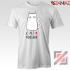 Buy Cat Lovers T-Shirt Best Animal Tee Shirt Size S-3XL White
