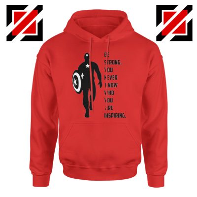 Captain America Quote Hoodie Marvel Film Cheap Hoodie Size S-2XL Red