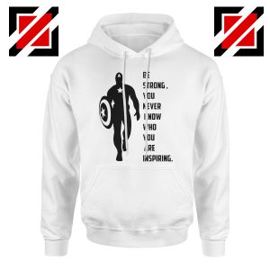 Captain America Quote Hoodie Marvel Film Cheap Hoodie Size S-2XL White