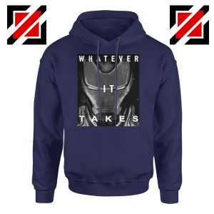 Captain America Whatever It Takes Hoodie Avengers Endgame Hoodie Navy Blue