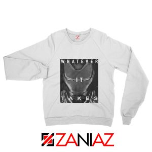 Captain America Whatever It Takes Sweatshirt Avengers Sweatshirt Sport White