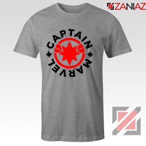 Captain Marvel Superhero Tshirts Marvel Comics Character Tee Shirts Sport Grey