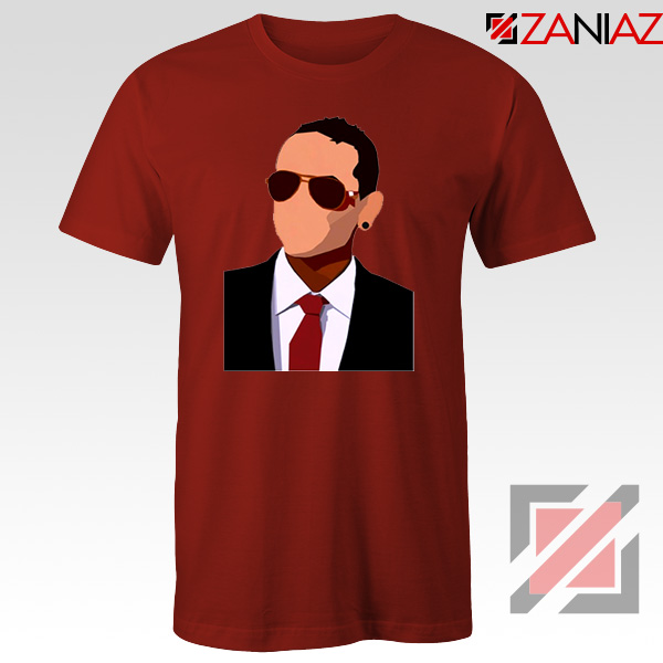 Chester Charles Bennington Tshirt American Singer T-shirt Size S-3XL Red