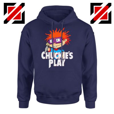 Chuckies Play Hoodie Rugrats Chuckie's Cheap Hoodie Size S-2XL Navy Blue