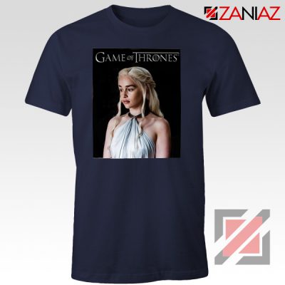 Daenerys Targaryen Tee Shirt Game of Thrones Tshirt Size S-3XL Navy Blue
