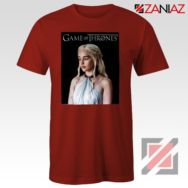 Daenerys Targaryen Tee Shirt Game of Thrones Tshirt Size S-3XL Red