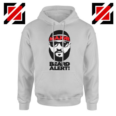 Dj Khaled Beard Alert Mens Hoodie American DJ Gift Hoodie Size S-2XL Sport Grey