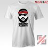 Dj Khaled Beard Alert Mens T-shirt American DJ Gift T-shirt Size S-3XL White